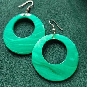 Jade Green Earrings